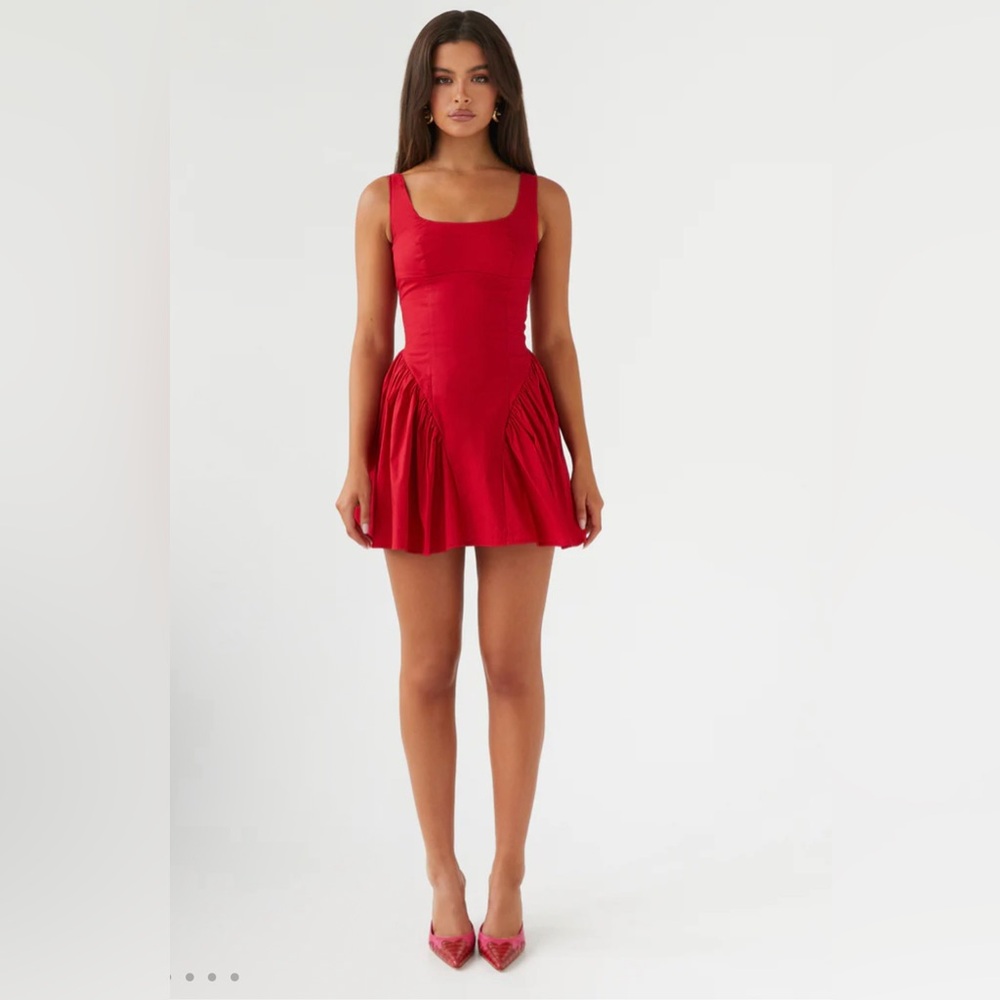 Peppermayo Red Mini Dress